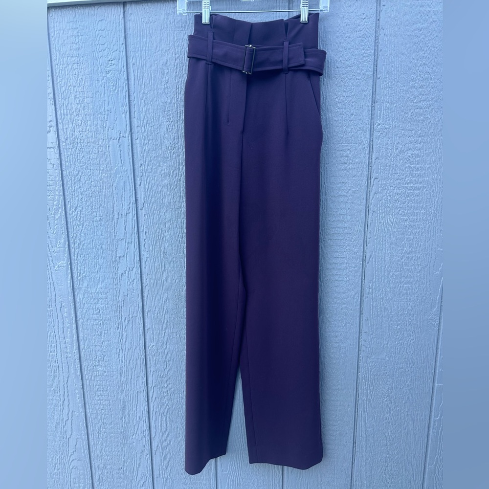 Babaton Purple Highwaisted Pants